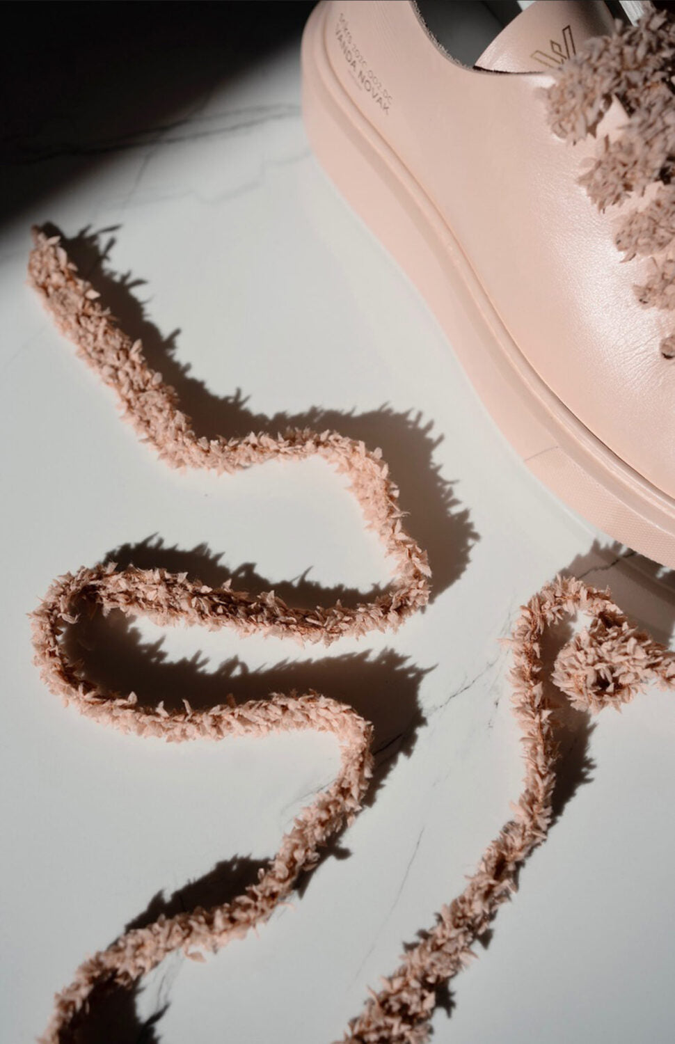 KOMPLET SZNURÓWEK GRACE POWDER NUDE